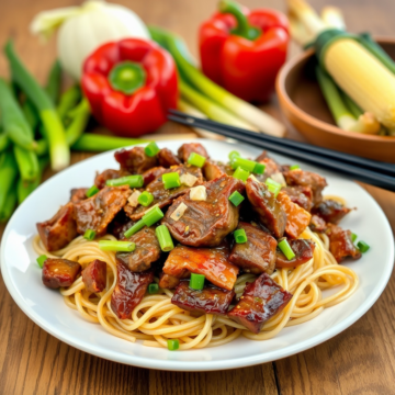 Koreanisches BBQ-Beef Stir Fry