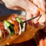 Drehspieß-bestücken