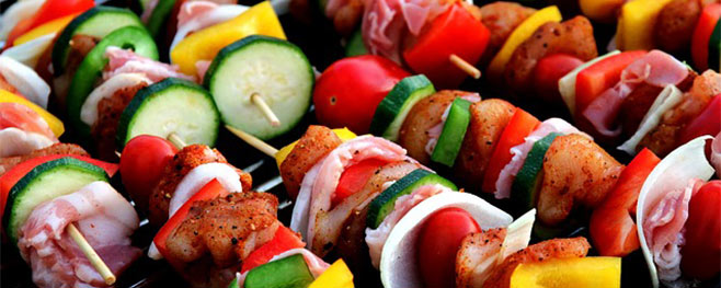 Gemüsespieße-Garzeit
