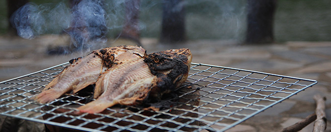 Frischer-Fisch-auf-dem-Grill