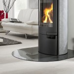 Vorlegeplatte-kaminofen