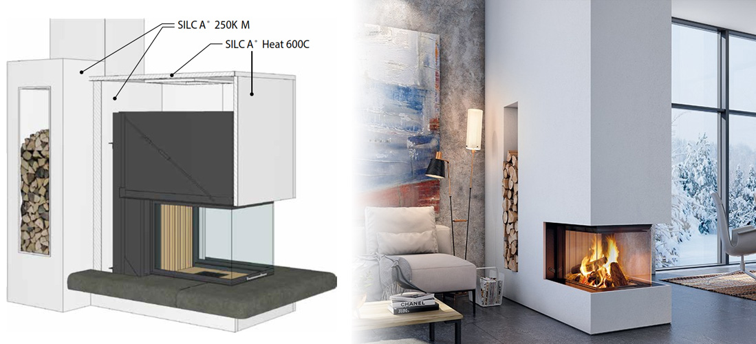 Anwendung Silca-Platten