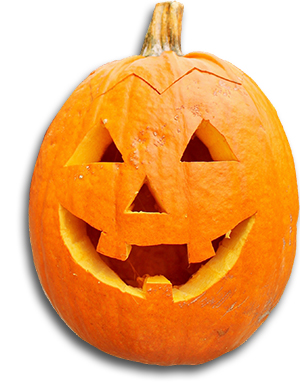 geschnitzter Kürbis