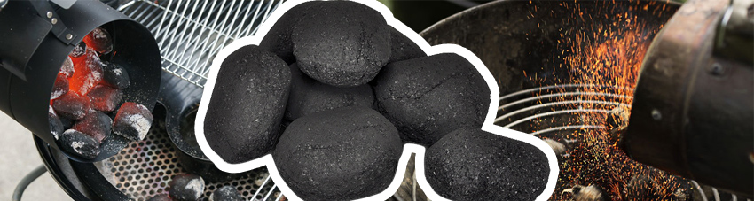 Collage verschiedener Anzündkamine in Aktion