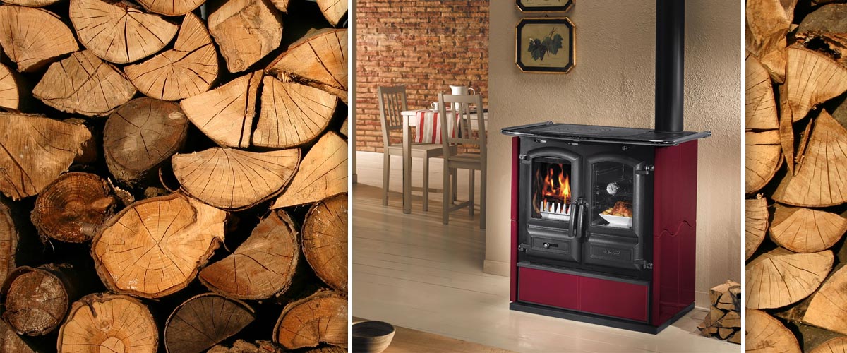 Küchenofen mit Keramikverkleidung