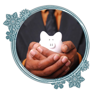 Sparschwein für die Eisheizung schlachten