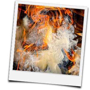 Kamin freibrennen - Ursache: Fehler beim befeueren