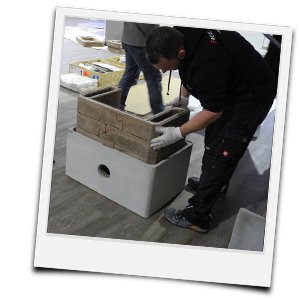 Kamin selber bauen - Baukastenprinzip