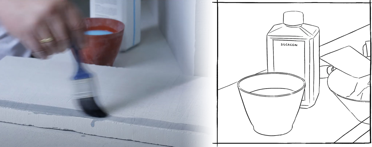 Kamin verkleiden - Grundierung empfohlen