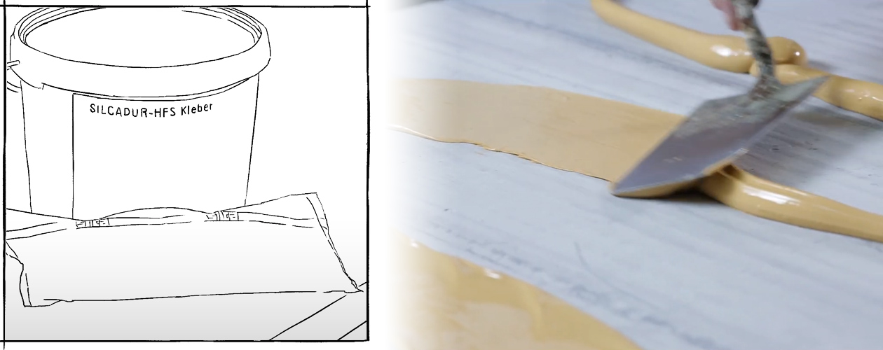 Kamin verkleiden - Silcadur HRS Hochtemperaturkleber