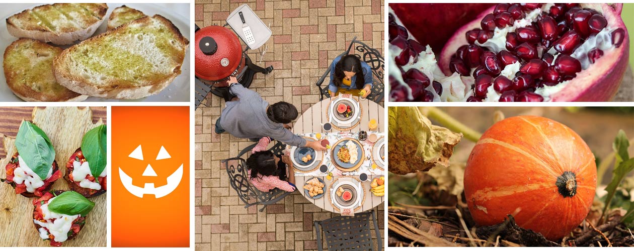 Kürbisvorspeise vom Grill