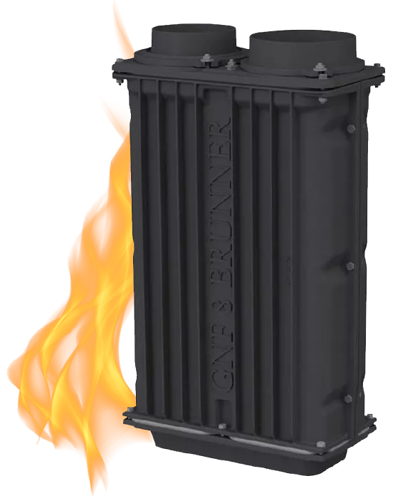 Nachheizfläche von Brunner