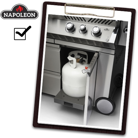 Napoleon Grill Test - hochwertig verbaute Elemente