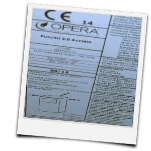 Geräte- bzw. Typenschild