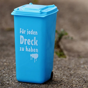 Asche gehört in die Restmülltonne