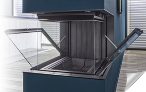 Kamintür Untenanschlag