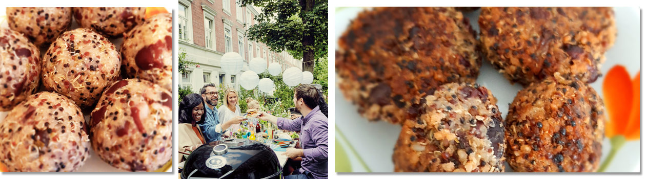 Bildfolge Zubereitung Quinoa-Frikadellen