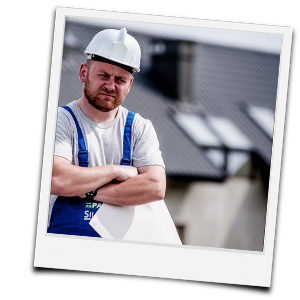 Bauarbeiter mit Plan