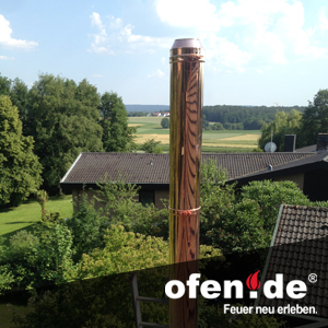 Edelstahlschornstein - gibt es bei ofen.de