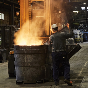 Dovre im Test - hauseigene Gießerei
