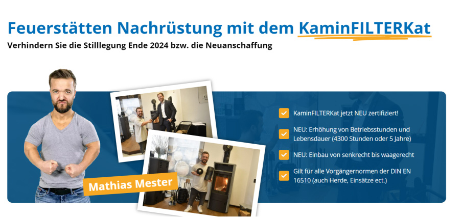 KaminFilterKat Markenbotschafter Mathias Mester 