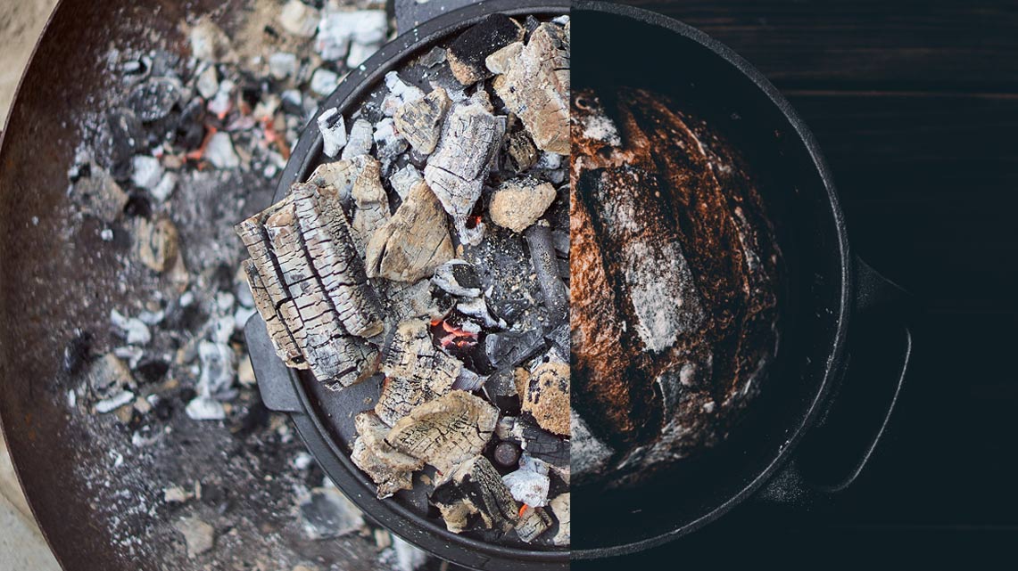 Brot backen im Dutch Oven