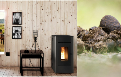 Pferdeäpfel-Pellets