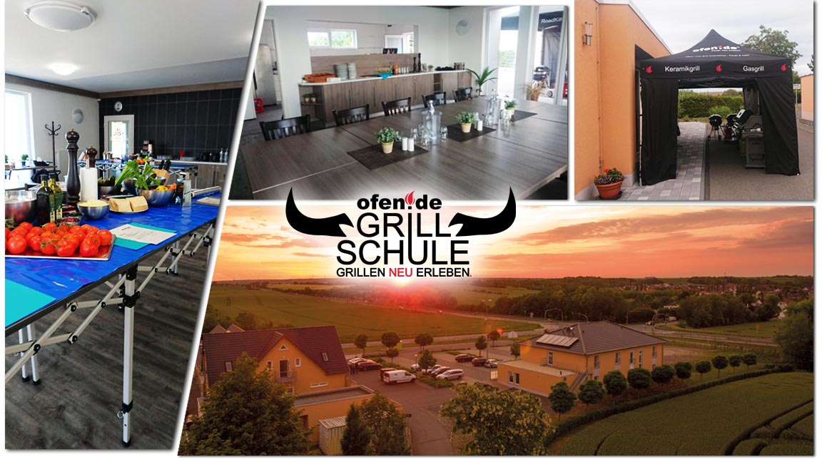 Die Location der ofende-Grillkurse lädt mit viel Gemütlichkeit im Inneren und frischer Landluft im überdachten Außenbereich ein.