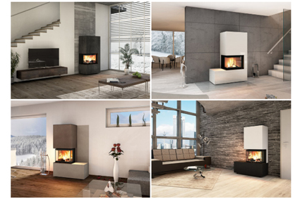 Mit Neocube kann man sich einen Design-Kamin schaffen.