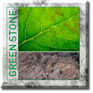 GreenStone Logo auf Marmorplatte