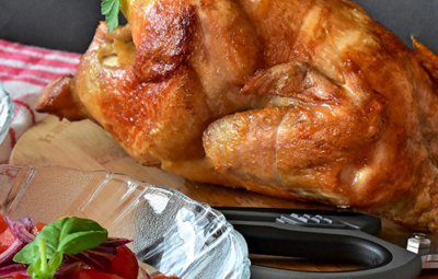 Bild eines Grillhähnchens