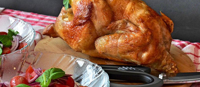 Bild eines Grillhähnchens