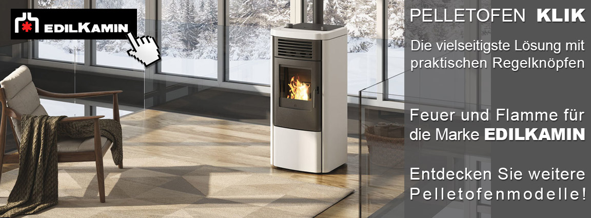 weiterführendes Ambientebild mit Pelletofen Klik-Produktpräsentation