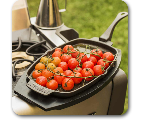 Ambiente der Napoleon Gusseisenpfanne