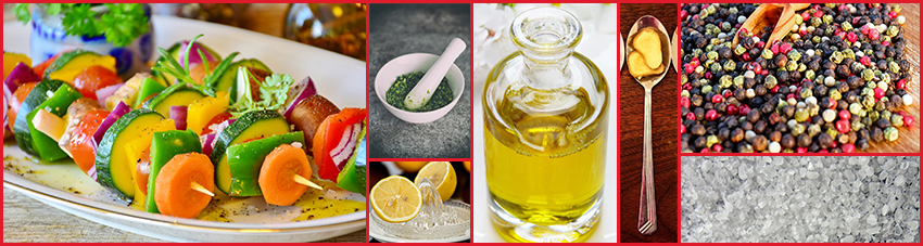 Zucchini-Paprikaspieße mit Feta stellen eine tolle fleischlose Alternative zum Grillen dar.