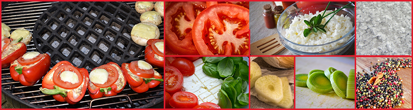 Auch immer ein genuss. Paprika mit Schafskäsefüllung