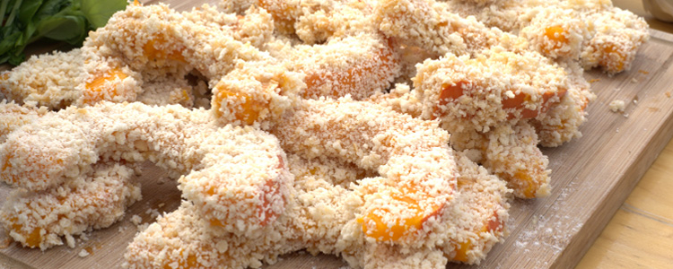 Ninja Woodfire - panierter Kürbis