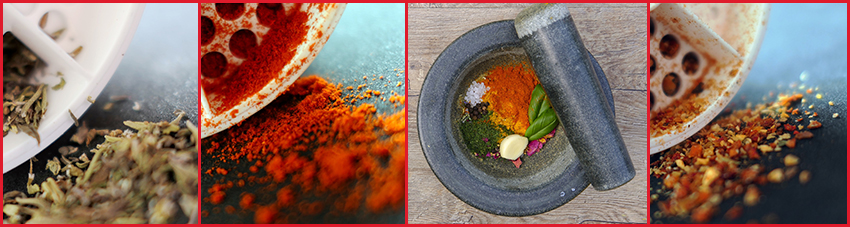 Mit beliebigen gewürzen werden Rubs kreiert