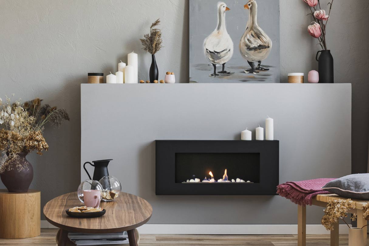 Bioethanol-Kamin im Ambiente