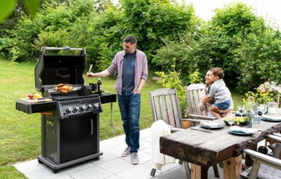 grillen mit einem Gasgrill