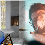 Annäherung an einen Gaskamin