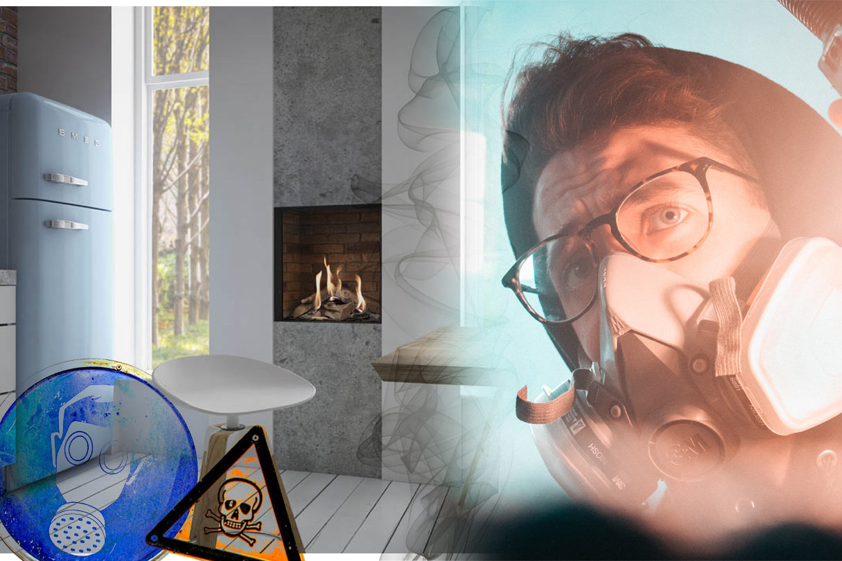 Annäherung an einen Gaskamin