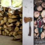 Collage - Holz spalten