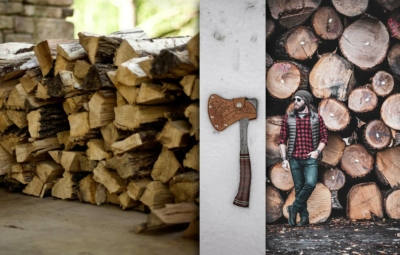 Collage - Holz spalten