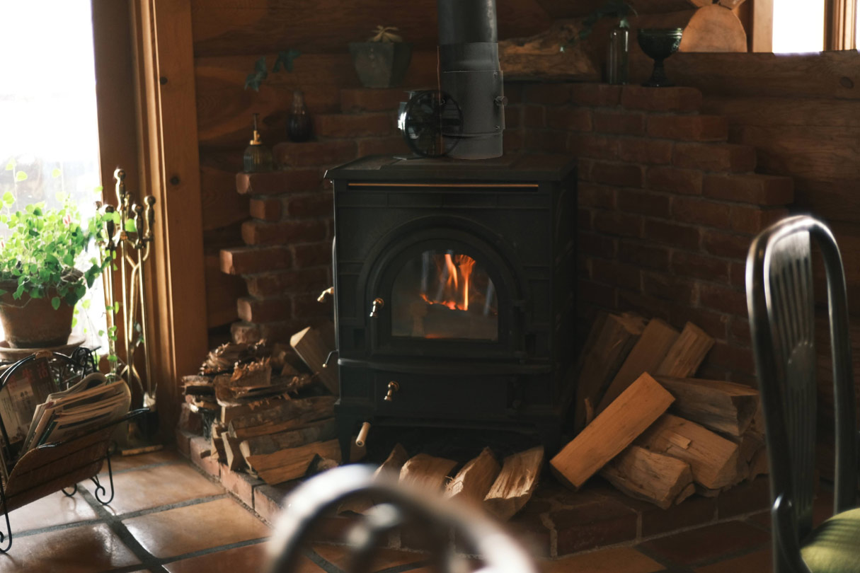 Alter Kaminofen mit KaminFILTERKat nachgerüstet