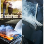 Collage aus verschiedenen Detail- und Ambientebildern des Smokens