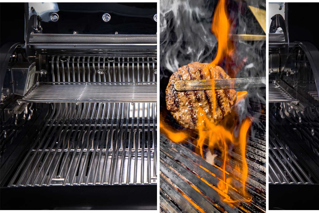 sauberes vs. verdrecktes Edelstahl