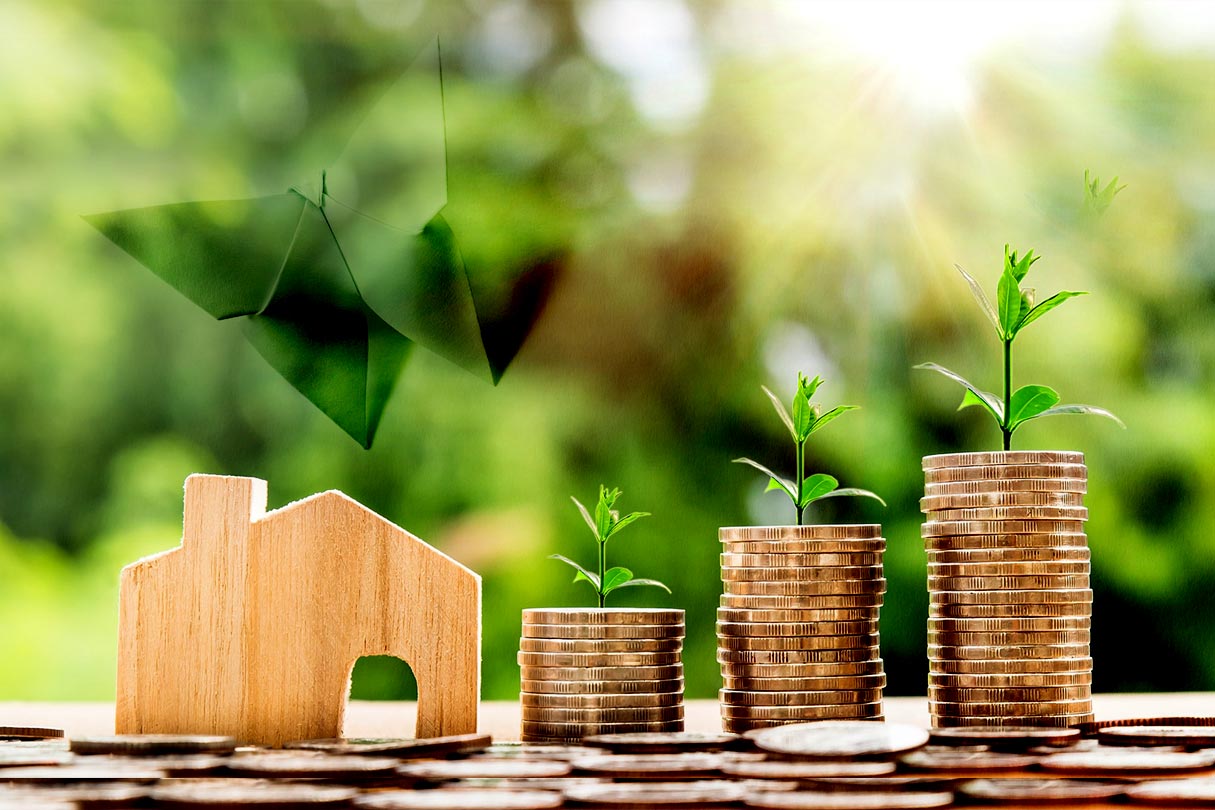 erneuerbare Energien - grün sparen