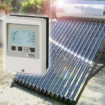 Solarthermie auf Dach und Solarregler