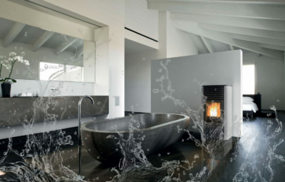 wasserführender Pelletofen